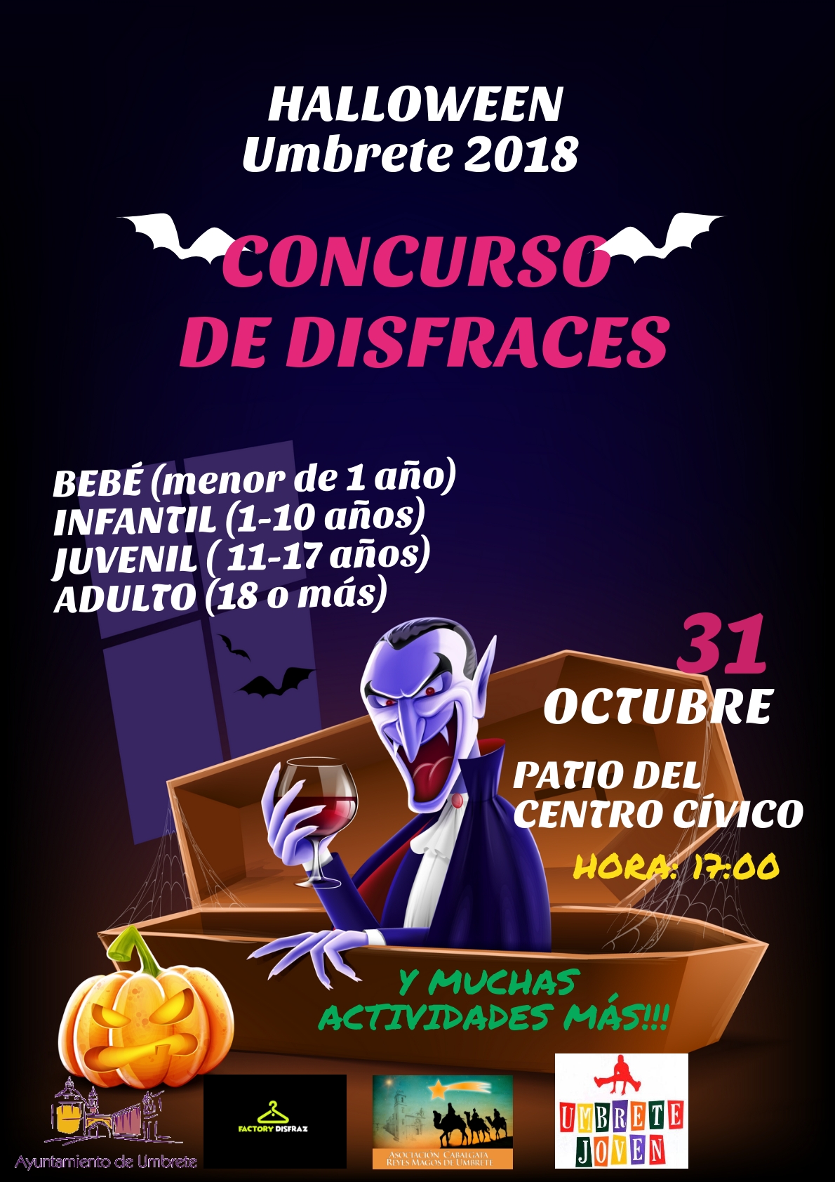 CARTEL CONCURSO DISFRACES HALLOWEEN 2018