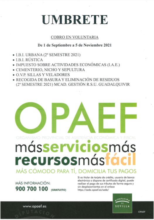 ABIERTO EL PLAZO PARA ABONAR EL IMPUESTO SOBRE BIENES INMUEBLES