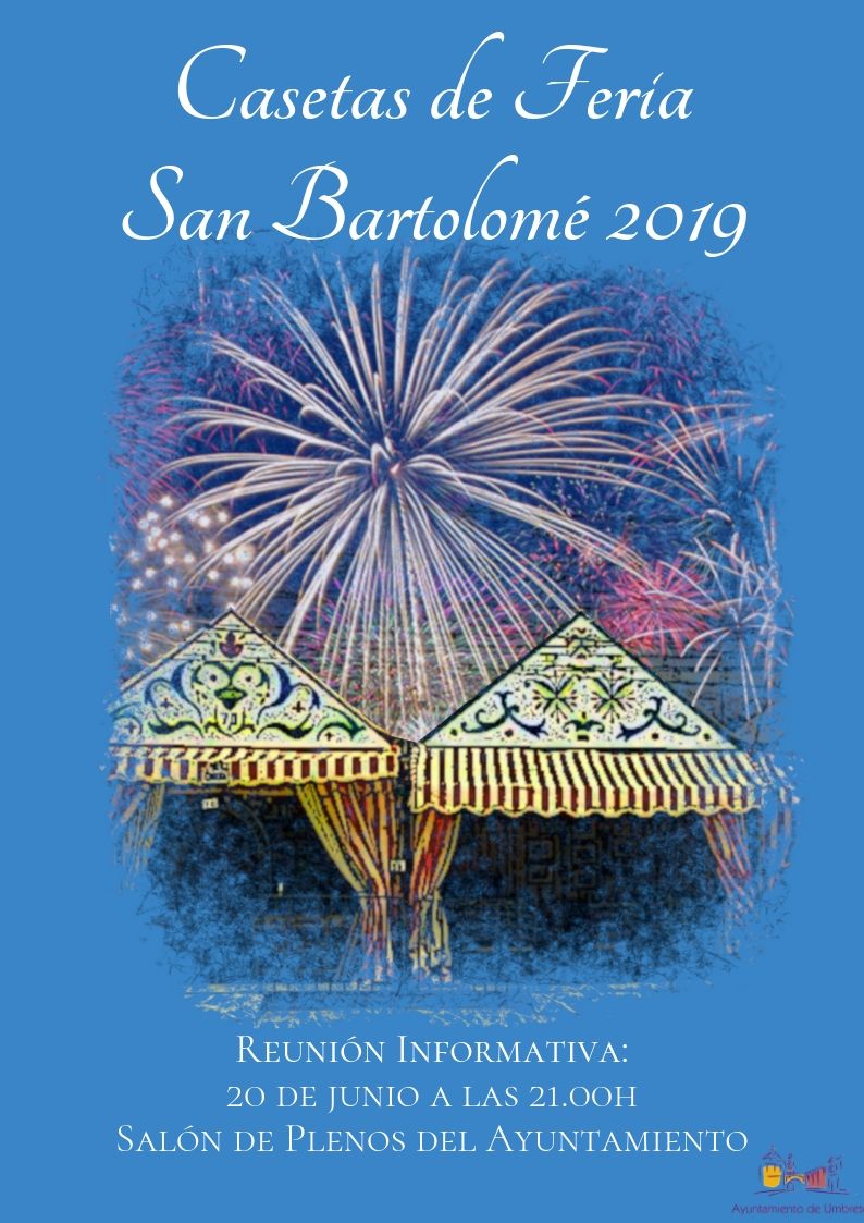 Cartel Casetas de Feria 2019 Umbrete