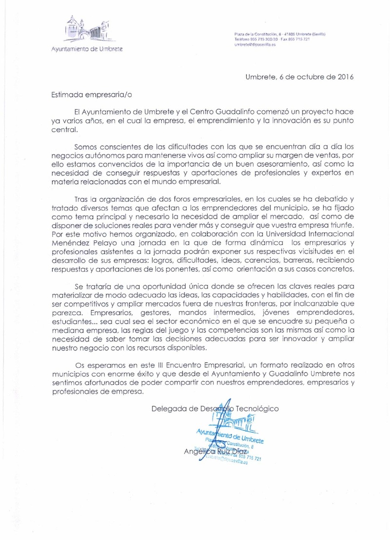 carta III encuentro internacionalización
