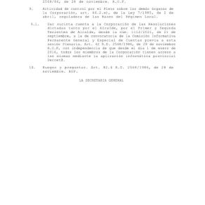 CONVOCATORIA DE PLENO ORDINARIO 2